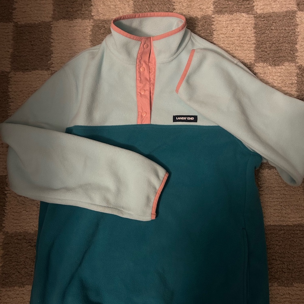 Lands' End fleece pullover